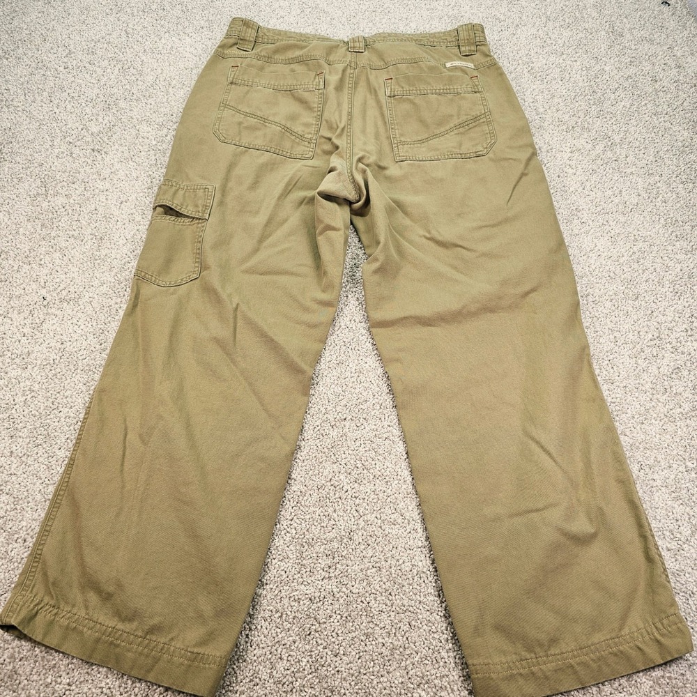 Columbia Men's Khaki Cargo Pants Size 36 Relaxed Fit Cotton - Picture 2 of 6
